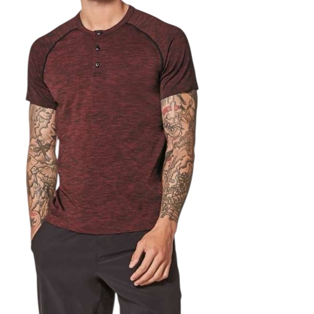 Lululemon Metal Vent Tech short sleeve Henley